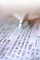 boarding pass for your flight