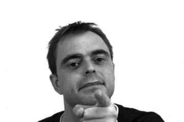 casual man's face with expression