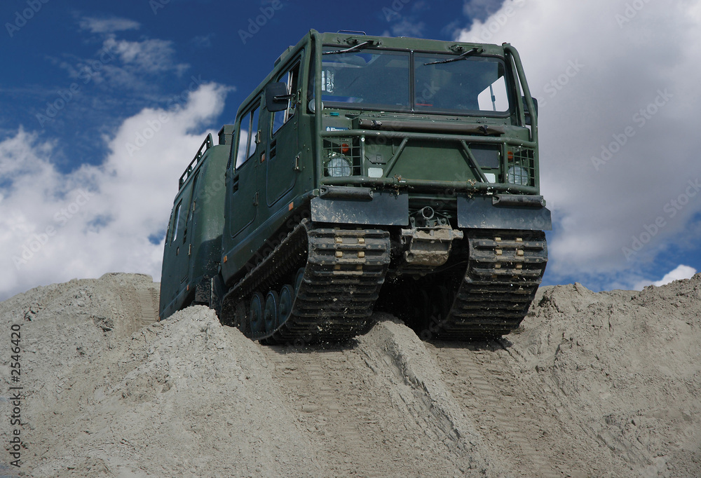 Wall mural military vehicle