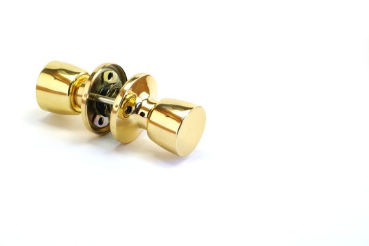 shiny door knobs