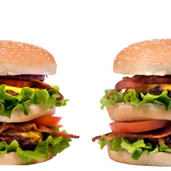 hamburger series (twin burgers)