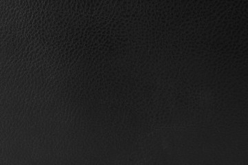 close-up of black leather texture