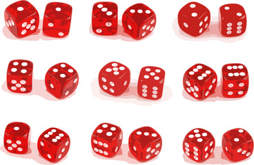 9 sets of dice