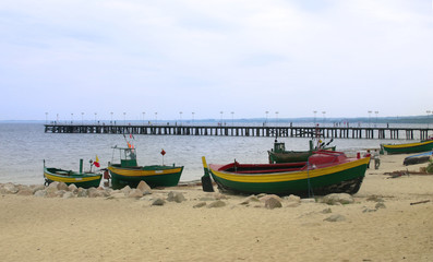 Naklejka premium old fishing boats #2