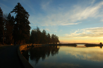 stanley park sunrise