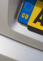 uk number plate