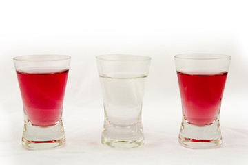 red and white vodka