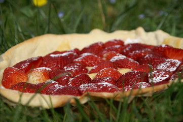 tarte aux fraises