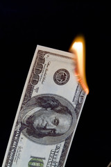 burning money