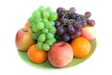 Naklejka na ściany i meble fresh group of fruits
