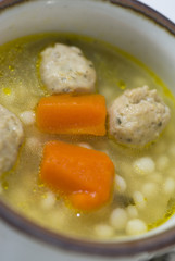 chickarina soup chicken meatballs
