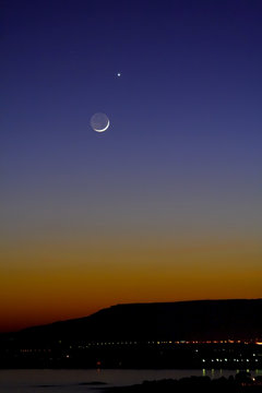 congiunzione luna-venere