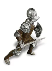 Fotobehang geïsoleerde antieke ridder © Neliana Kostadinova