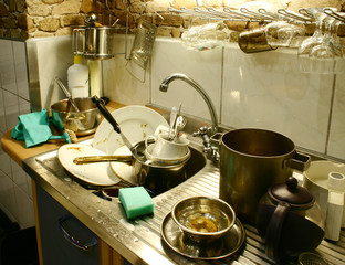 dirty dishes