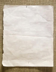pin paper on a wall