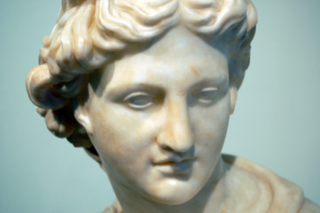 marble statue head