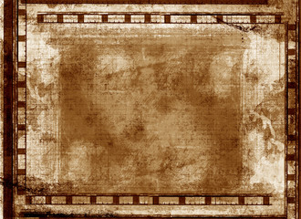 Naklejka premium grunge border and background
