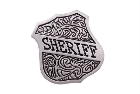 vintage toy sheriffs badge