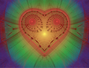 the abstract color fractal image. texture. background.