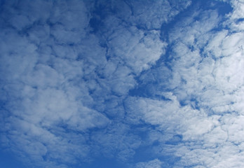 clouds on blue sky