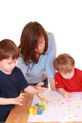 Fototapeta premium finger painting