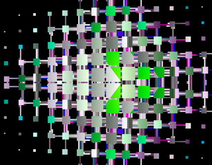 stock image of fractal geometry