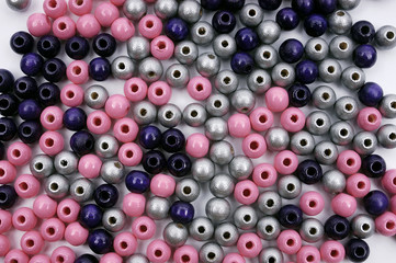 beads in various colours