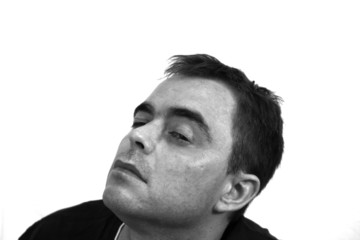 Obraz premium casual man's face with expression