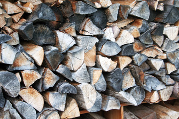 pile of logs