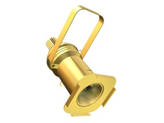 goldener scheinwerfer © Sebastian Kaulitzki