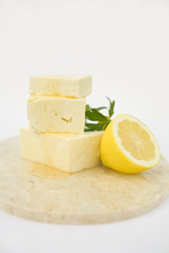 feta cheese with honey