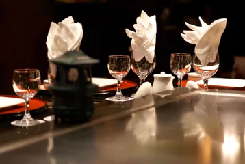 Deurstickers japanese restaurant hibachi © William Giakas