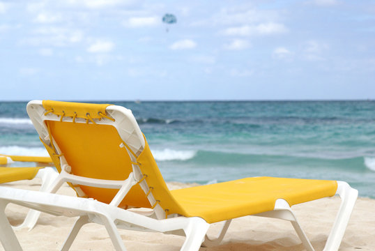 beach lounge chair
