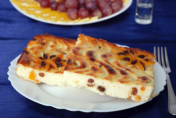 second course - baked pudding