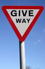 give way sign