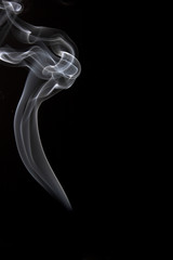 smoke abstract on black background
