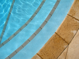 step into pool