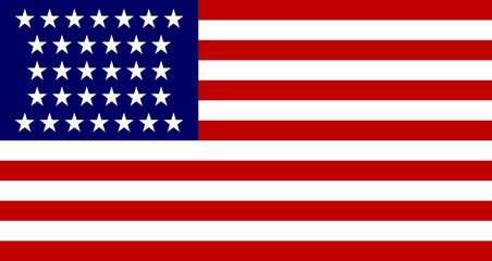 32 star united states flag