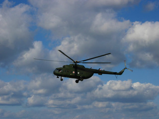 Naklejka na ściany i meble military helicopter