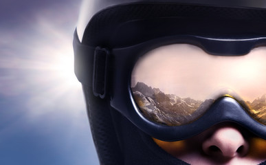 reflectio in glasses