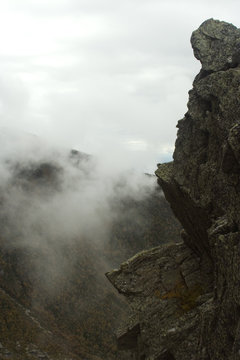 rocks at a ravine