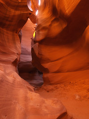 the lower antelope slot canyon near page