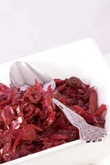 Obraz premium cooked red cabbage