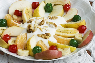 fruit salad plate