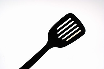 black plastic spatula