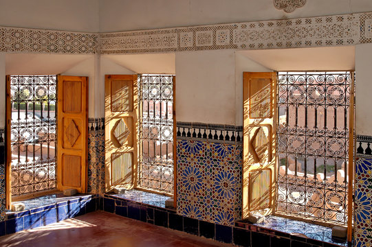 the taourirt kasbah in ouarzazate (morocco)