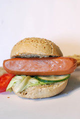 sandwich with sausage