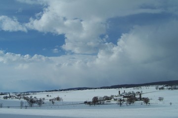 snowy valley