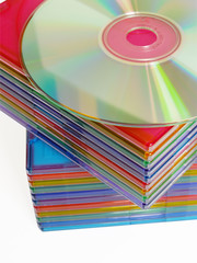 cd on white