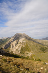 view of serella mountain,spain